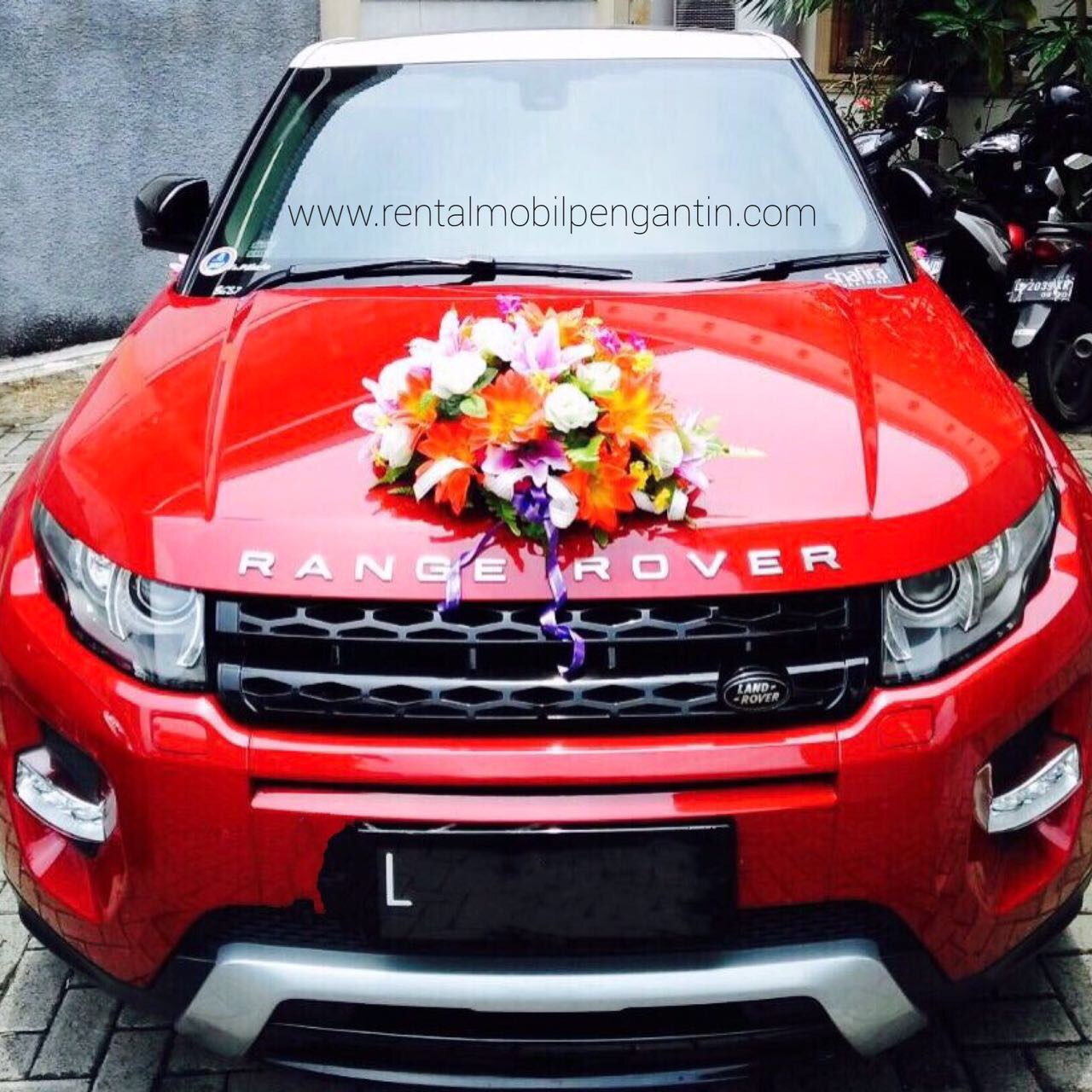 sewa range rover evoque surabaya, sewa mobil pengantin range rover evoque wedding car surabaya