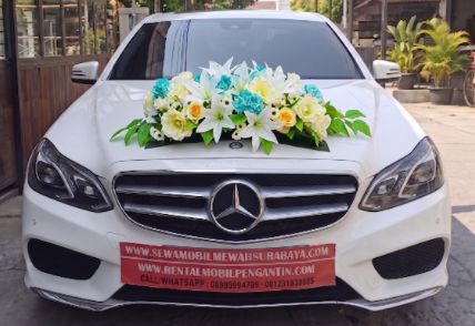 sewa mercy e400 putih surabaya, sewa mobil mercy e400 wedding car surabaya