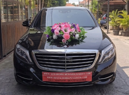 sewa mercy S class warna hitam s400 s450 s600 surabaya, sewa mobil mercy s class wedding car surabaya