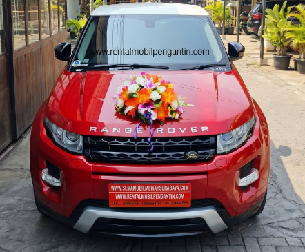 sewa range rover evoque surabaya, sewa mobil pengantin range rover evoque wedding car surabaya